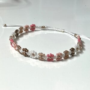 Macrame kralen enkelbandje