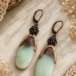 Oorhangers chrysopraas
