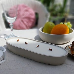 Outdoor Stillness soy-bijenwas kaars handgemaakt