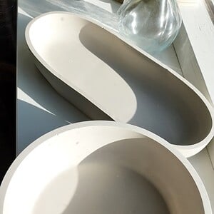 Ronde decoratieve schaal LUNA