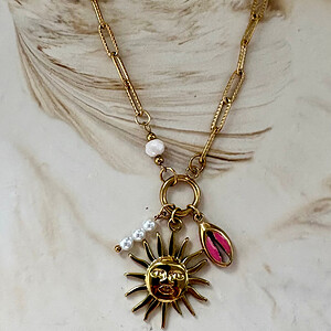 Sunshine ketting stainless steel