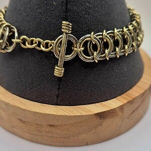 Tweekleurige schakelarmband