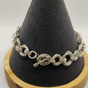 zilveren schakelarmband