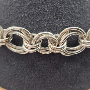zilveren schakelarmband