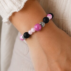 Black Cherry Armband handgemaakt