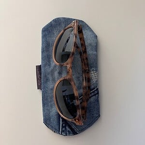 Brilhoesje denim blauw