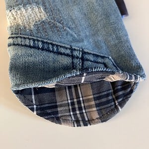 Brilhoesje denim blauw