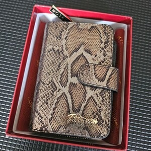 Chris Peterson Amsterdam – Leren Damesportemonnee Snake Print – Laatste Stuk! 🐍✨