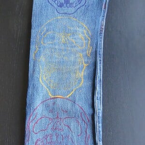 Customized Levis jeans
