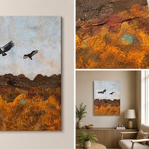 Freedom – Origineel Mixed Media Schilderij