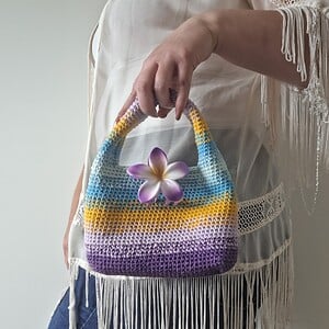 Gehaakte tas tropical | Bahama's