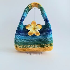 Gehaakte tas tropical | Lagoon