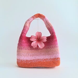 Gehaakte tas tropical | Malediven