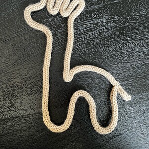 gepunnikte decoratie giraf
