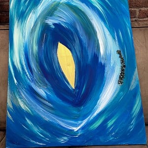 Kracht schilderij “zien”