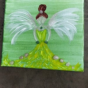 Krachtschilderij geluks engeltje Mary