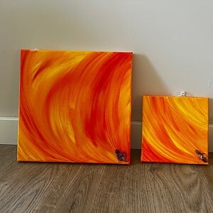 Krachtschilderijtjes drieluik stroming