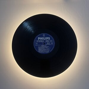 🎵 LP wandlamp met sfeervolle verlichting 🎵
