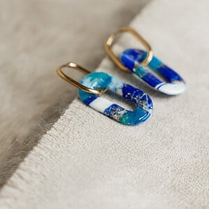 Oorbellen | Blue City Huggie