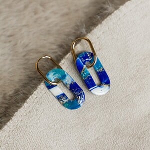 Oorbellen | Blue City Huggie