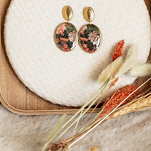 Oorbellen | Midnight Garden Oval