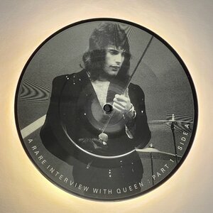 Queen picture disc wandlamp met sfeervolle verlichting