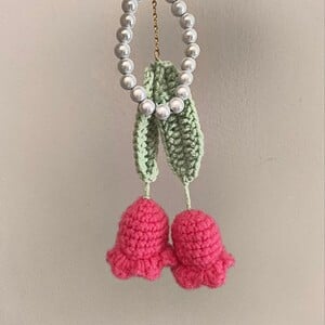 Secret garden rose sleutelhanger- roze