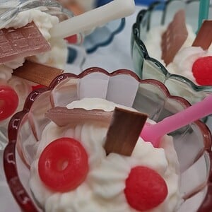 Summer Ice Cream Candle - Citronella