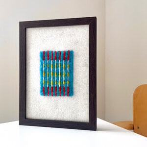 Swimming pool - unieke handgemaakte wanddecoratie van wol