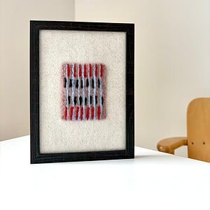 Zwembad variaties - unieke handgemaakte wanddecoratie van wol