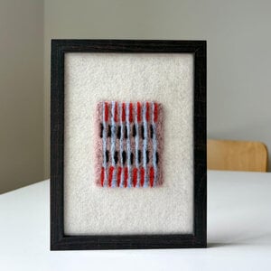 Zwembad variaties - unieke handgemaakte wanddecoratie van wol