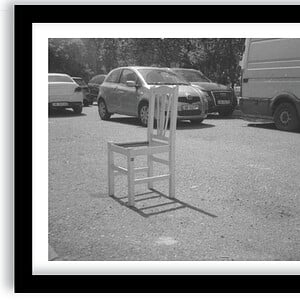 A Broken Chair in Albania: Original A3 Photo Print (Matte)