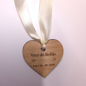 Bedankje van hout