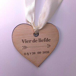 Bedankje van hout