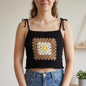 Granny square topje