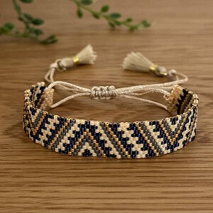 Handgemaakte armband van Miyuki-kraaltjes, boho-stijl, verstelbaar vriendschapsarmbandje