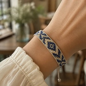 Handgemaakte armband van Miyuki-kraaltjes, verstelbaar sieraad in boho-stijl