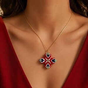 Handgemaakte Miyuki-ketting