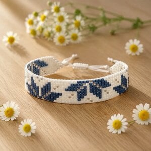 Handgemaakte Miyuki-kralenarmband, boho-stijl, verstelbare vriendschapsarmband