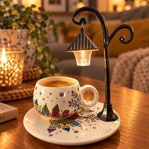 Koffie kopje met LED-verlichting