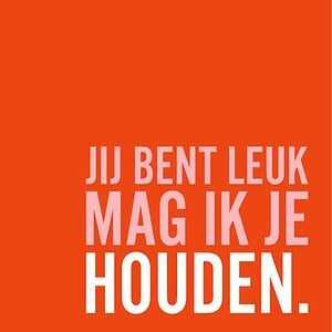 Postkaart Jij bent leuk