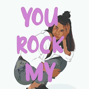 Postkaart You Rock My World