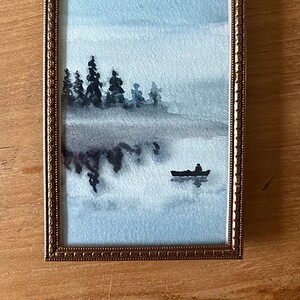 Schilderij landschap waterverf