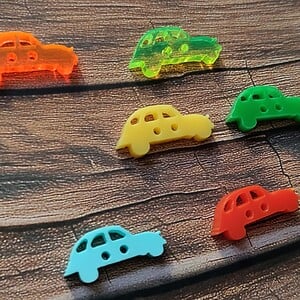 set 2cv knoopjes kleur