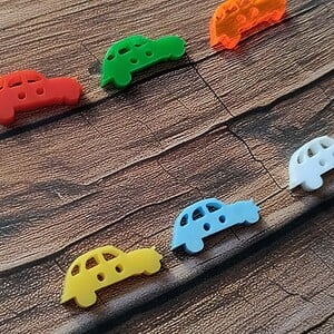 set 2cv knoopjes kleur 2
