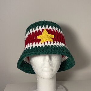 Suriname Crochet classic buckethat