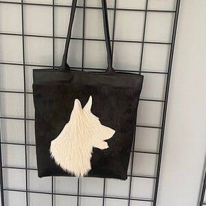 Totebag met witte herder