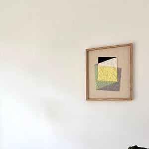Folded - grafische wanddecoratie van wol