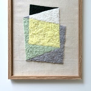 Folded - grafische wanddecoratie van wol