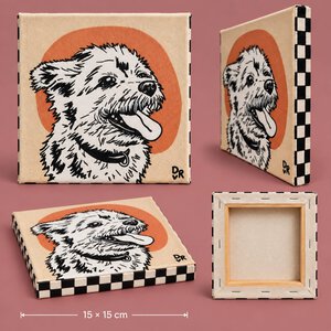 Gepersonaliseerd dierenportret